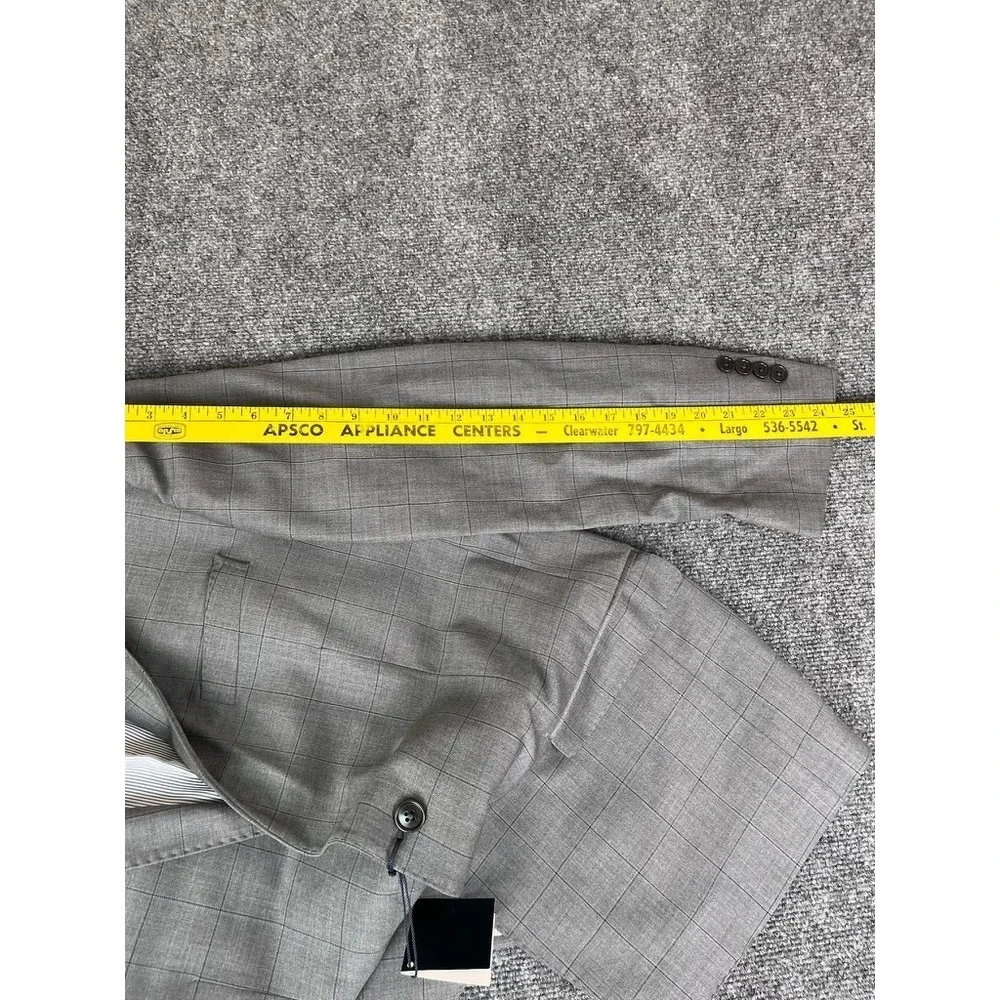 NWT Brooks Brothers Blazer Mens 41R Gray 2 Button Explorer Regent Fit Sport Coat